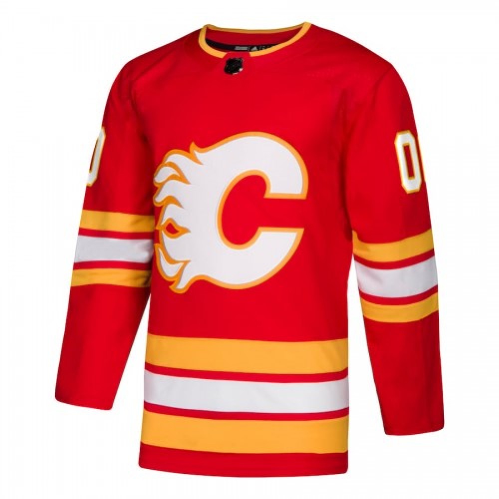 Men's Calgary Flames adidas Red Alternate Authentic Custom Jersey-Pro Kit Vault | Brand New 26/27 Sports Jerseys